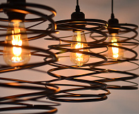 Подвесной светильник TR8403/3 BK 60W черный E27/3