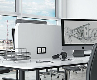 Веркель Рамка на 2 поста (черный Acrylic) W0022708