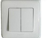 Cariva Выключатель 2-кл бел 773658