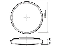 Накладной светильник PPB OPAL 30W 4000K WH IP20 белый JAZZway