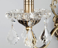 Бра 3281/1 античная бронза / прозрачный хрусталь сн/пр