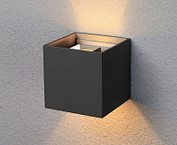 Настенный светодиодный светильник 1548 TECHNO LED WINNER черный IP54