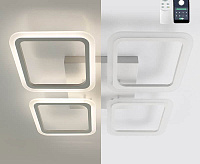 Люстра светодиодная "SONNE" 120W 4S-APP-550x550x70-WHITE/WHITE-220-IP20