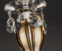 Люстра 10104/8 античная бронза/прозрачный хрусталь Strotskis
