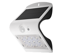 Настенный светильник солнечный Фаzа SLR-W03-wh. белый (датчик движения)