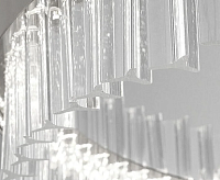 Люстра светодиодная "SOFIA" 100W R-APP-500x1000-CHROME/CLEAR-220-IP20