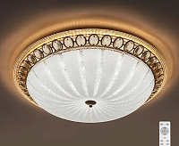 Накладной светильник "CASABLANCA" GOLD 100W R-600-WHITE-220-IP20