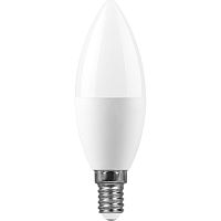 Лампа светодиодная 13W E14 6400K LB-970 C37T свеча на ветру (Feron)