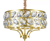 Люстра 9158A/6A SP BRS+MBK+CL