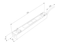 Flat Magnetic Блок питания 200W черный 95045/00