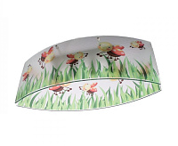 Подвесной светильник детский "Дружба" (Божьи коровки) сн/пр