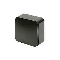 София Выключатель 1-кл черный матовый IP20 MSW10-10-05