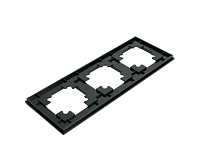 Катрин Рамка 3-ая металл черный MFR00-7003-05