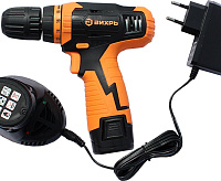 Дрель-шуруповерт аккумуляторная ДА-12Л-2К Вихрь
