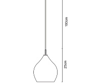 Cветильник подвесной A4283SP-1CC 