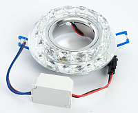 Светильник с подсветкой GU5.3 MR16 CD878 прозрачный сн/пр