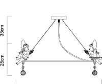 Люстра A4288LM-6WH