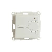 Катрин Терморегулятор механический для теплого пола 250В 3500Вт белый GLS00-7117-01