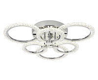 Люстра светодиодная FA414/3+3 WH/CH 3000-6400K 90W белый хром