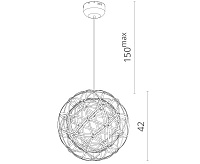 Подвесной светильник 1030/02 SP-42  сн/пр