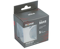 Мия Розетка 1-местная +USB + Type C, пудровый жемчуг, RST16-3119-08