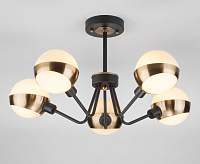 Люстра 70093/5 черный сн/пр