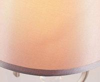 Настольная лампа 01059/1 сатин-никель/прозрачный хрусталь