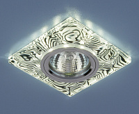 Светильник встраиваемый с подсветкой 8361 MR16 WH/BK белый/черный