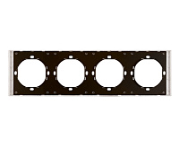 Мия Рамка 4 поста, пудровый жемчуг, PFR00-3004-08