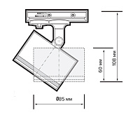 Трековый светильник PTR 31 GX53 BL (черный) IP20 Jazzway