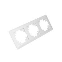 Катрин Рамка 3-ая пластик белый PFR00-7003-01