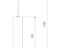 Подвесной светильник DLN108 GU10 черный/золото