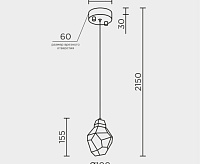 Подвесной светильник MODELUX ML.88971.1 BS