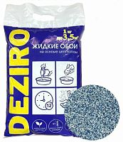 Жидкие обои Deziro 1кг ZR02-1000 оттенок синего
