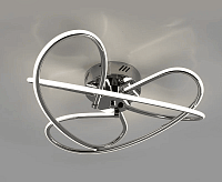 Люстра светодиодная "LIANA MONO" 70W R-490-CHROME/OPAL-220V-IP20/4000K