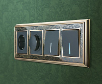 Веркель Диммер (черный,матовый) WL08-DM600