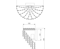 Бра 3402/2 золото