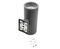 Настенный светильник PWL 20590 2*GX53 GR серый IP65 JAZZway