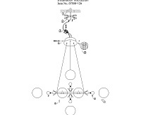 Люстра Сида бронза 07508-12,20