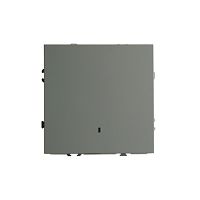 Эмили Выключатель 1кл с подсветкой, платиново-серый RSW10-5101-10