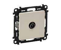 Valena LIFE Розетка TV 0-2400 мГц с лиц панелью сл кость 753551