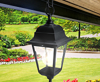 Светильник садово-парковый  60W 230V E27 черный, на цепочке НСУ 04-60-001