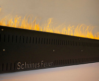 Электрический очаг Schones Feuer 3D FireLine 1500 Pro стальной + синий цвет