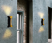 Бра FW193 BK/GD/S LED 4200K 10W черный/золото/песок