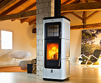 Печь-камин MCZ Sava Black