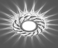 Светильник с подсветкой GU5.3 MR16 CD935/1 прозрачный, хром сн/пр