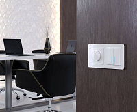 Веркель Рамка на 2 пост (белый Acrylic) W0022701