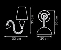 Бра ОТТО 809616 БЕЛЫЙ сн/пр