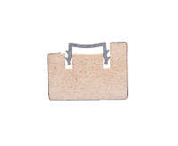 Завершающая рейка с монтажной планкой L04 Черная 2750*27*19мм