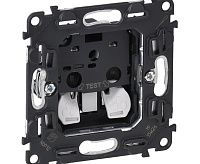 Valena LIFE Розетка 1-ная с/з с лиц панелью винтовые зажимы сл кость 753524